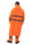 Плащ дождевик сигнальный оранжевый